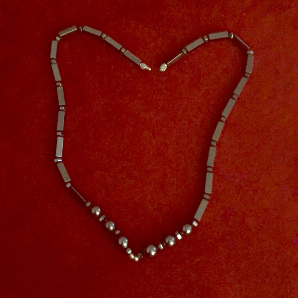 Black onyx necklace NWOT
